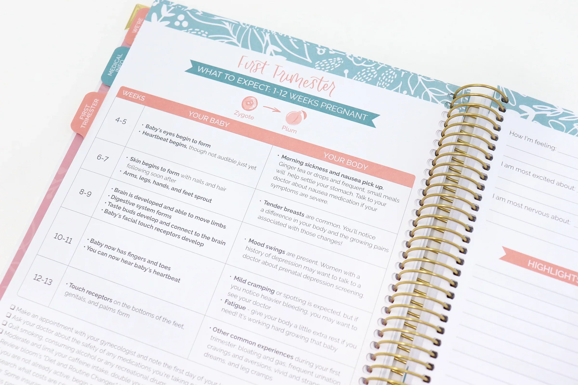 Pregnancy & Baby's First Year Planner & Calendar, Planning for Joy® - Image 23