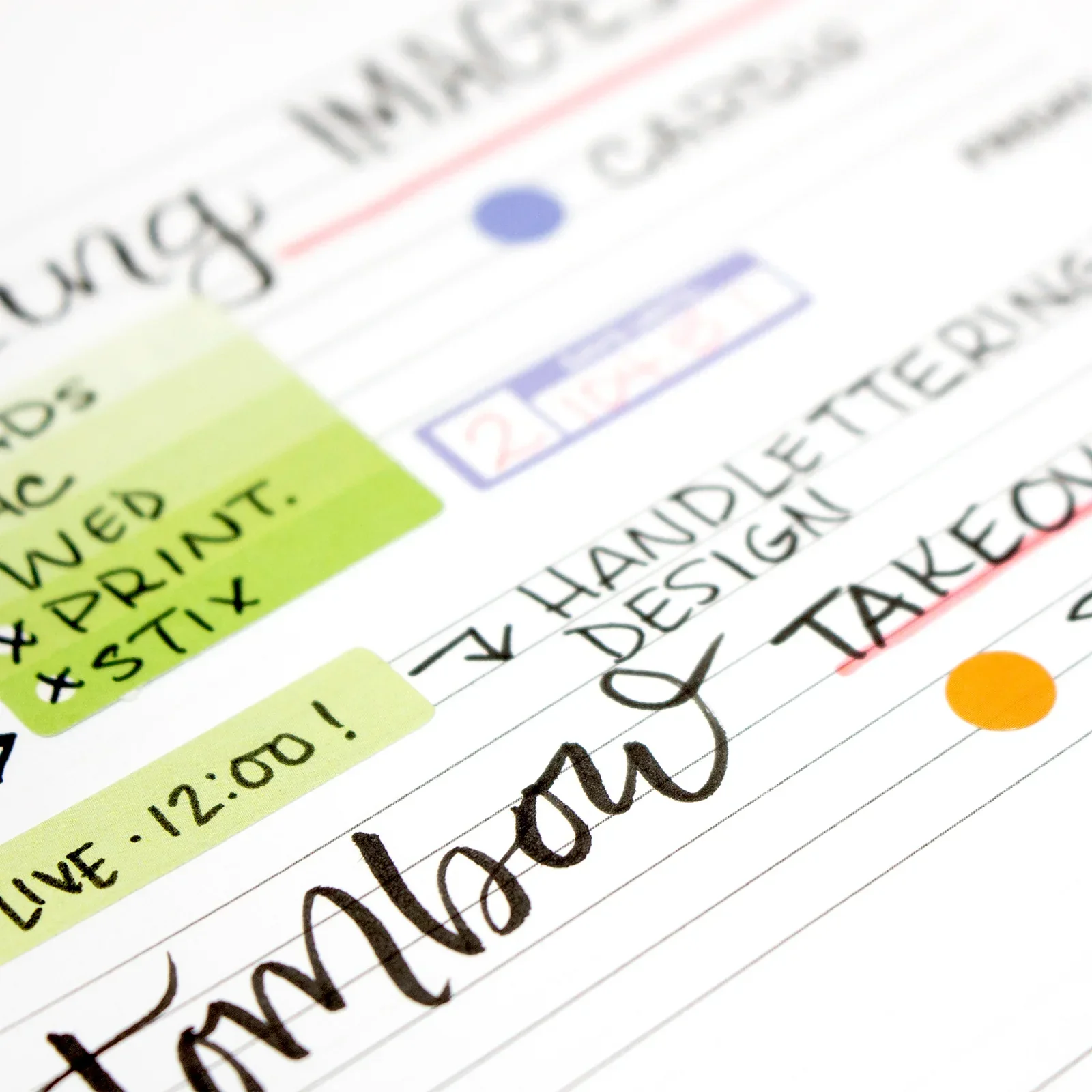 Planner Stickers, Color Coding Pack, Bright - Image 12