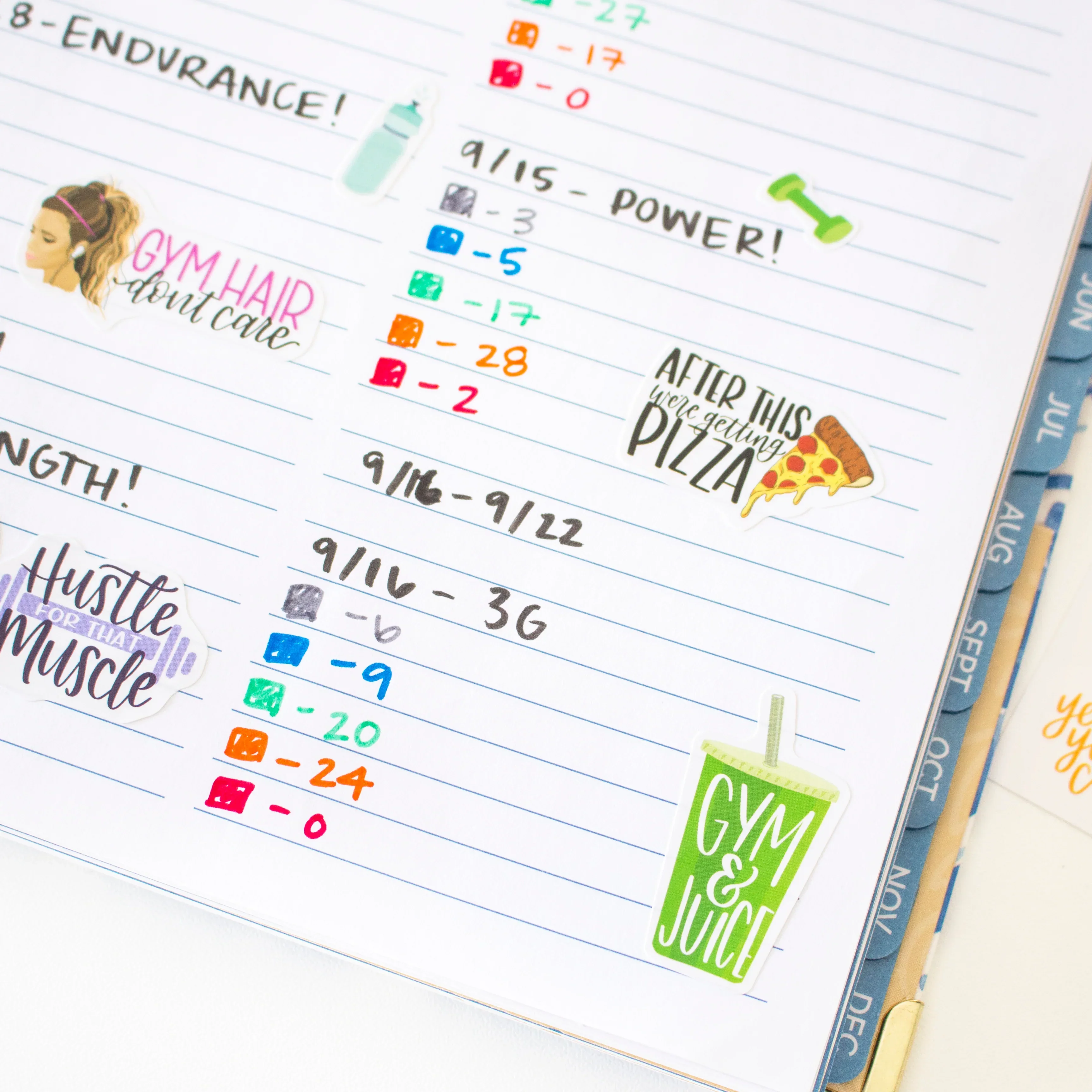 Planner Stickers | Fitness & Healthy Living Pack - Image 10