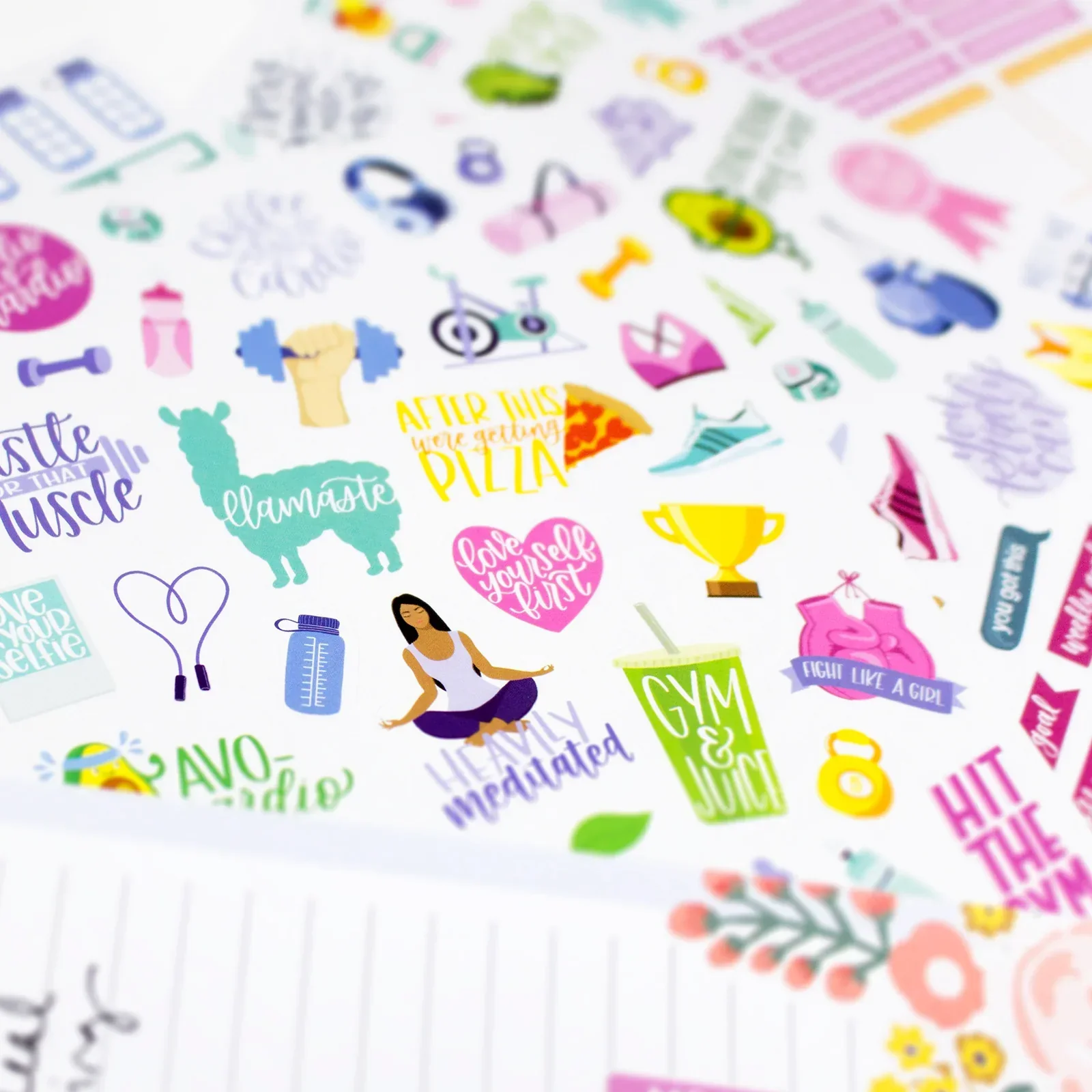 Planner Stickers | Fitness & Healthy Living Pack - Image 21