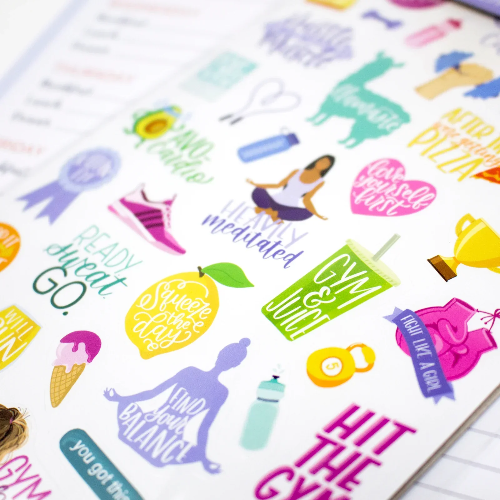 Planner Stickers | Fitness & Healthy Living Pack - Image 7