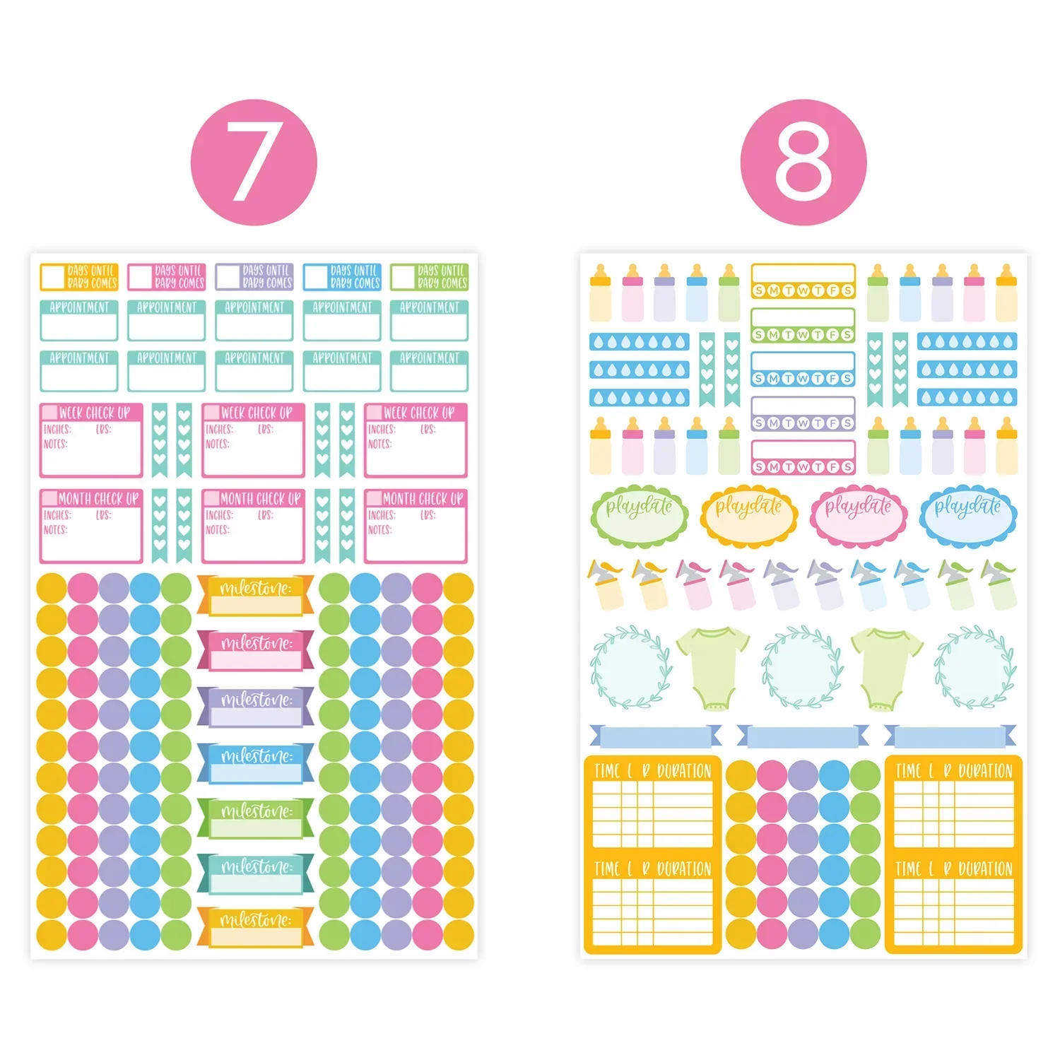 Planner Stickers | Pregnancy & Baby’s First Year - Image 7