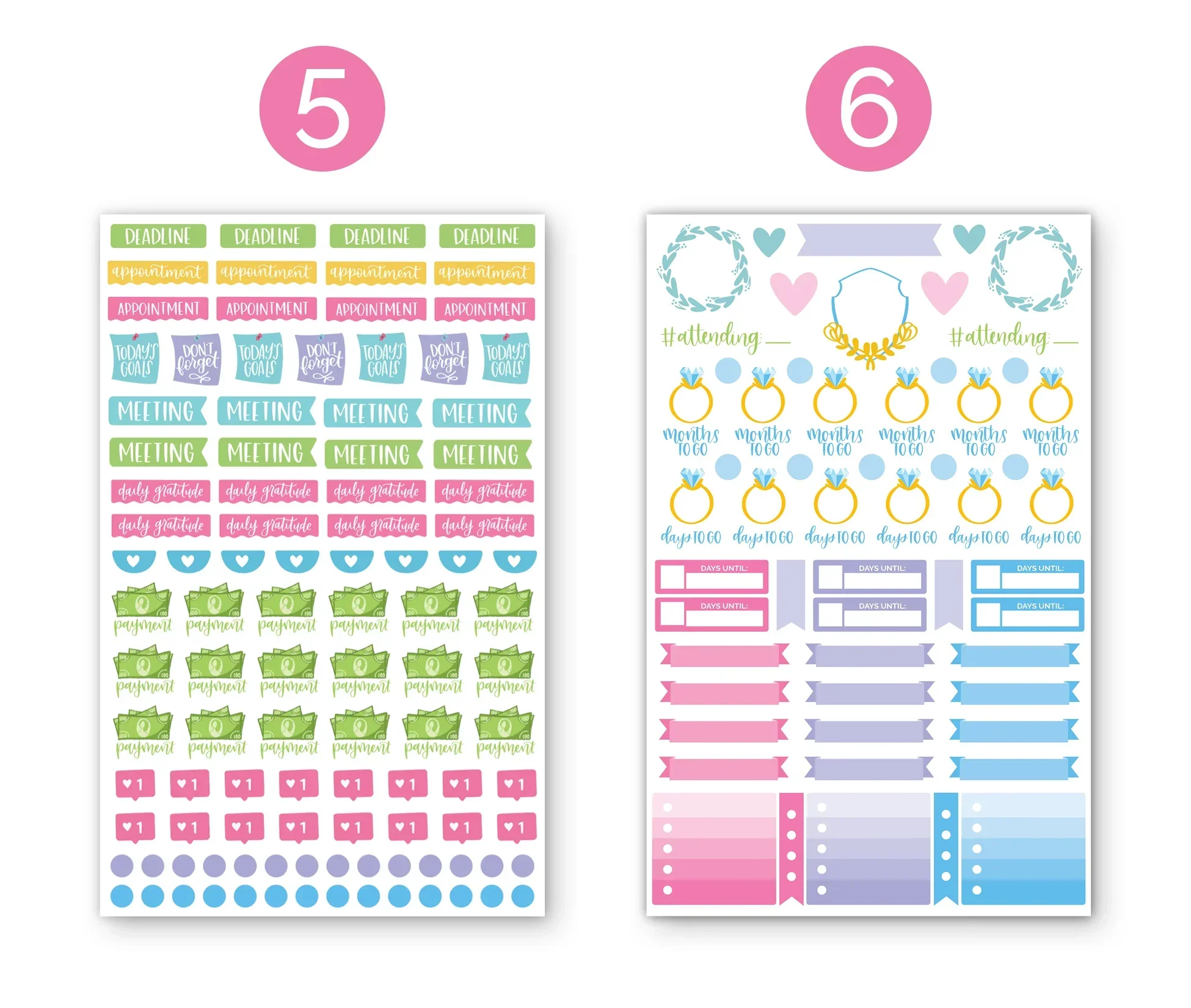 Planner Stickers | Wedding Planning Pack - Image 7