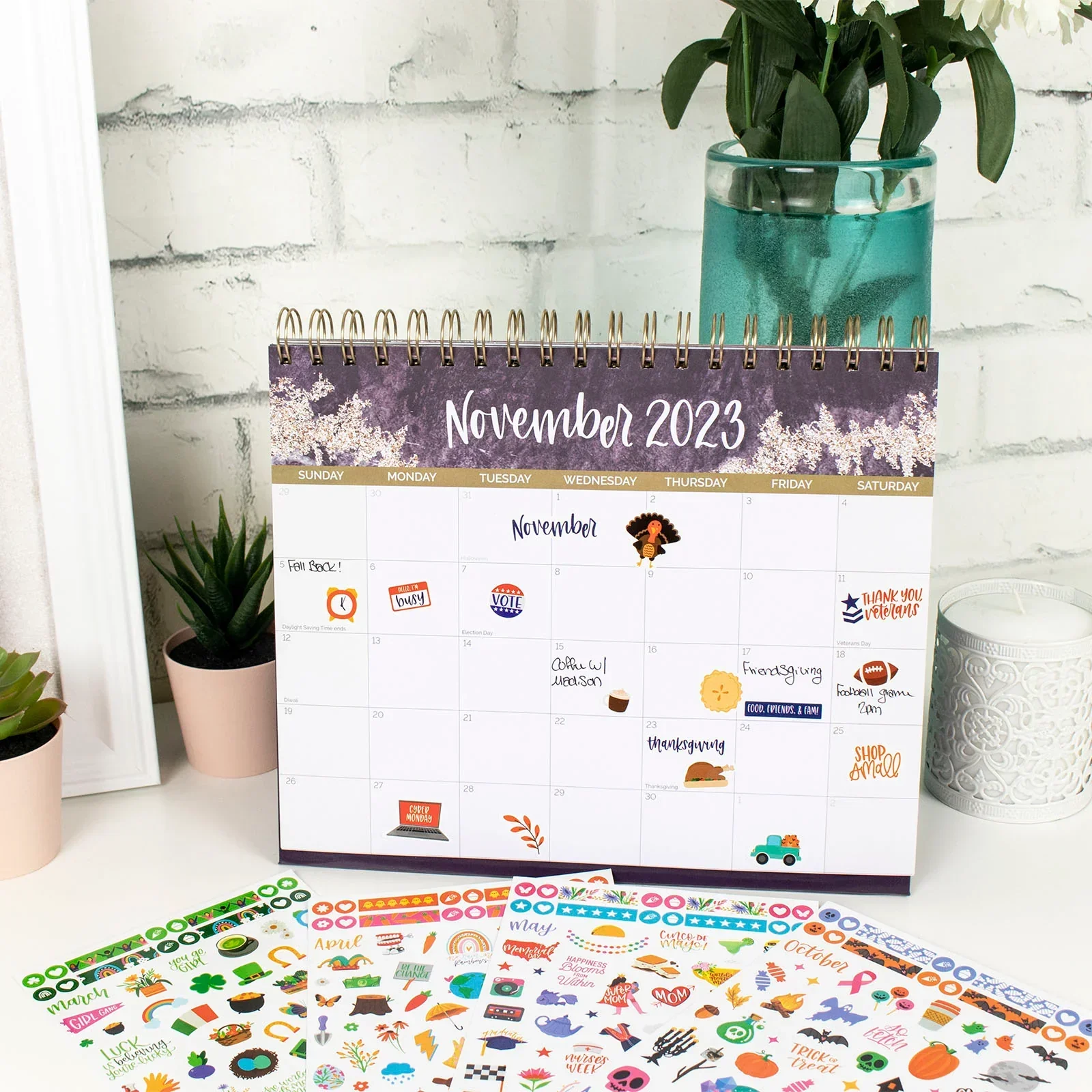 Planner Sticker Value Pack | Monthly Celebrations – Bright - Image 14