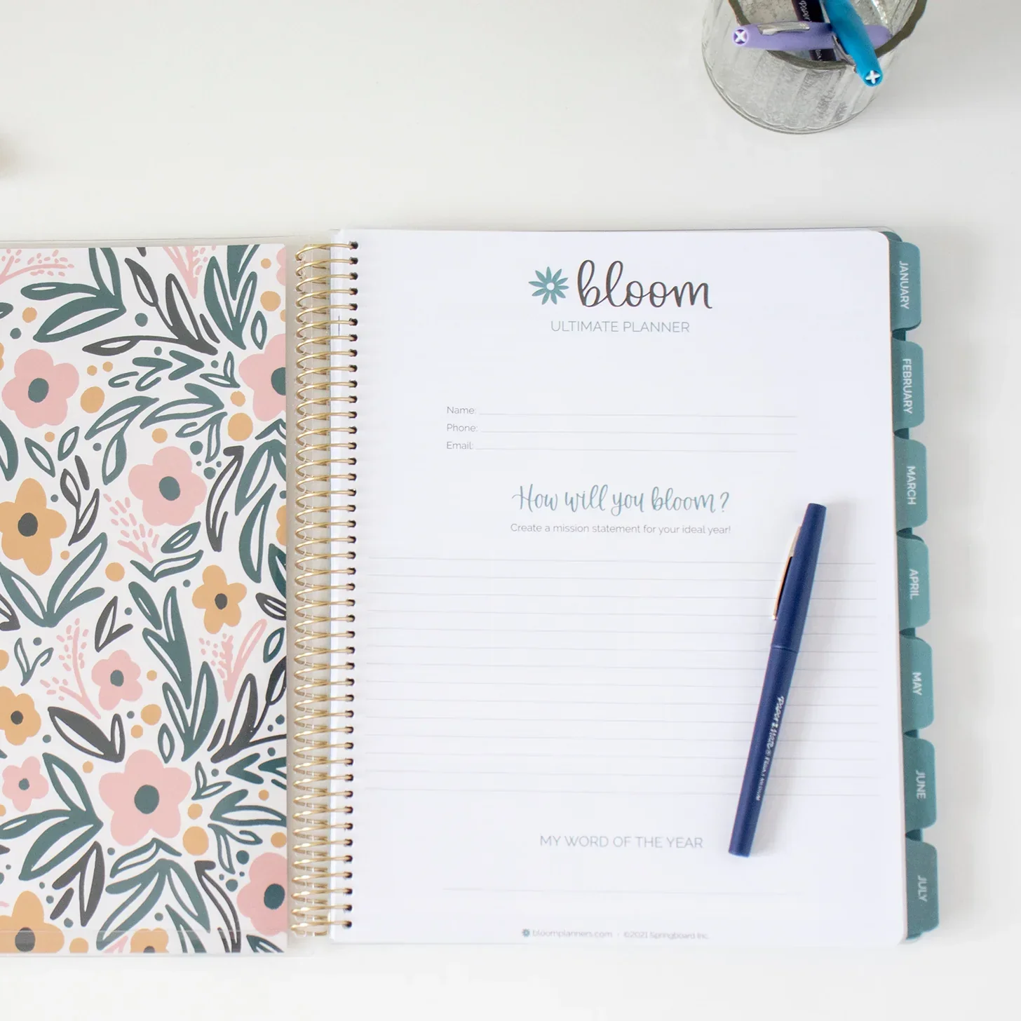 Undated Ultimate Planner & Calendar, Interchangeable Cover V1 - Image 13