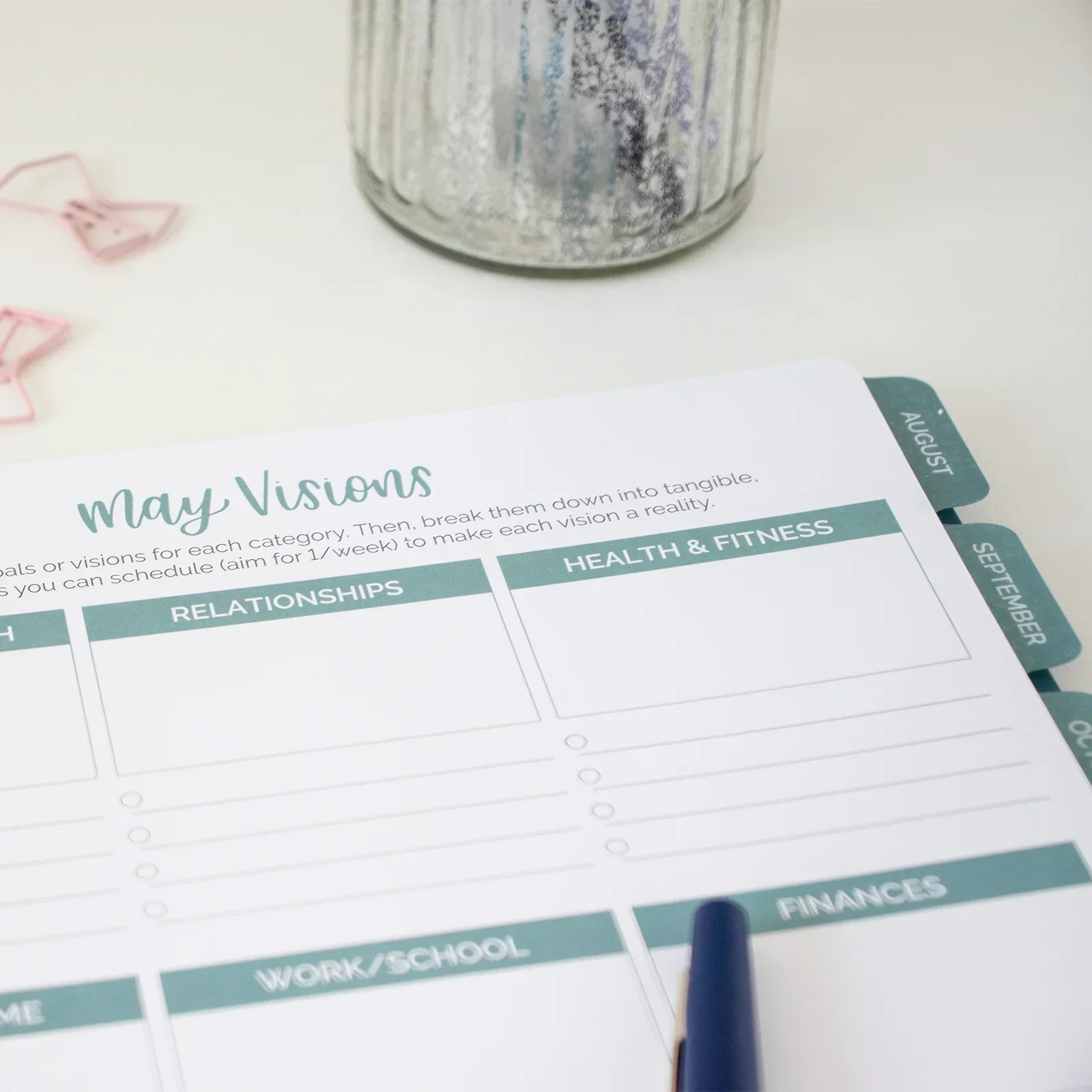 Undated Ultimate Planner & Calendar, Interchangeable Cover V1 - Image 19