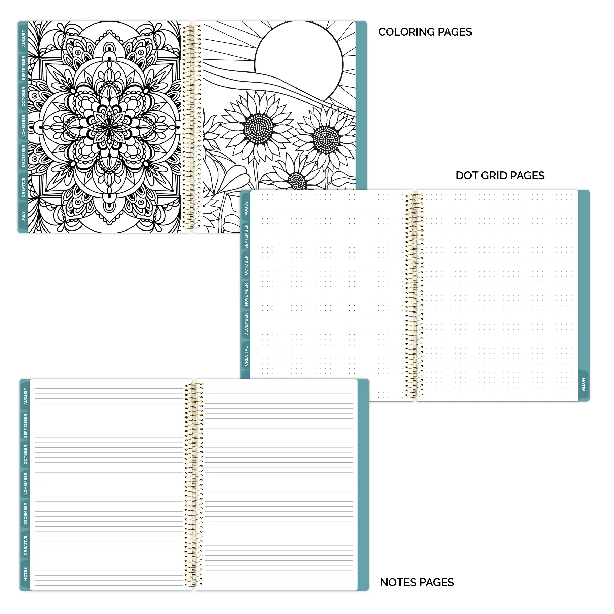 Undated Ultimate Planner & Calendar, Interchangeable Cover V1 - Image 8
