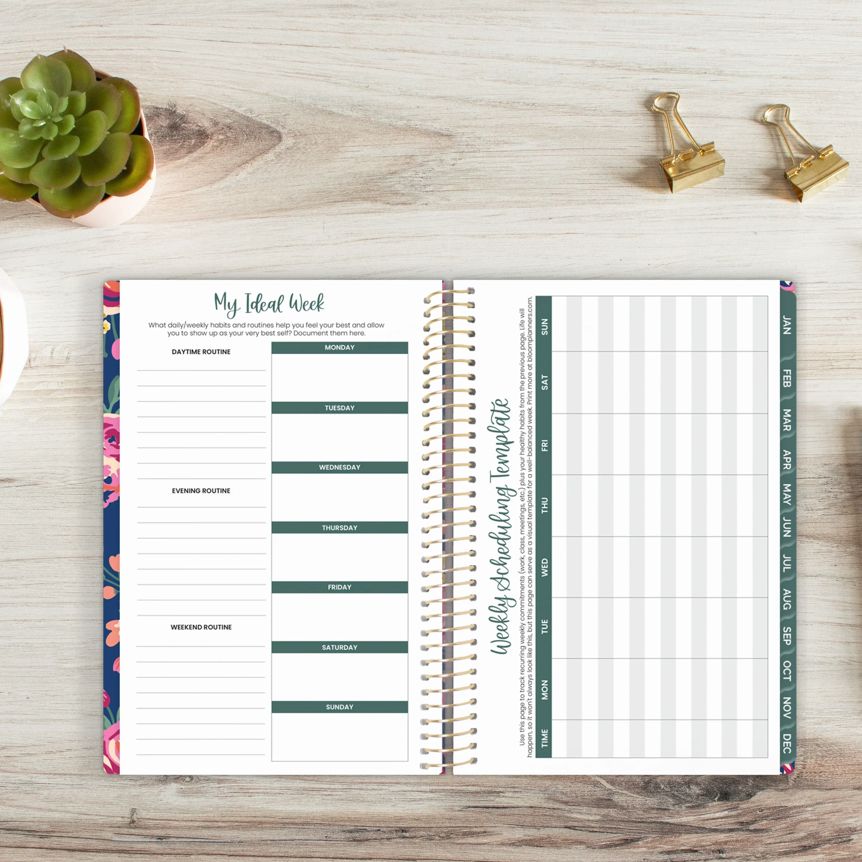 Undated Soft Cover Planner, 5.5" x 8.25", Be Kind - Image 13