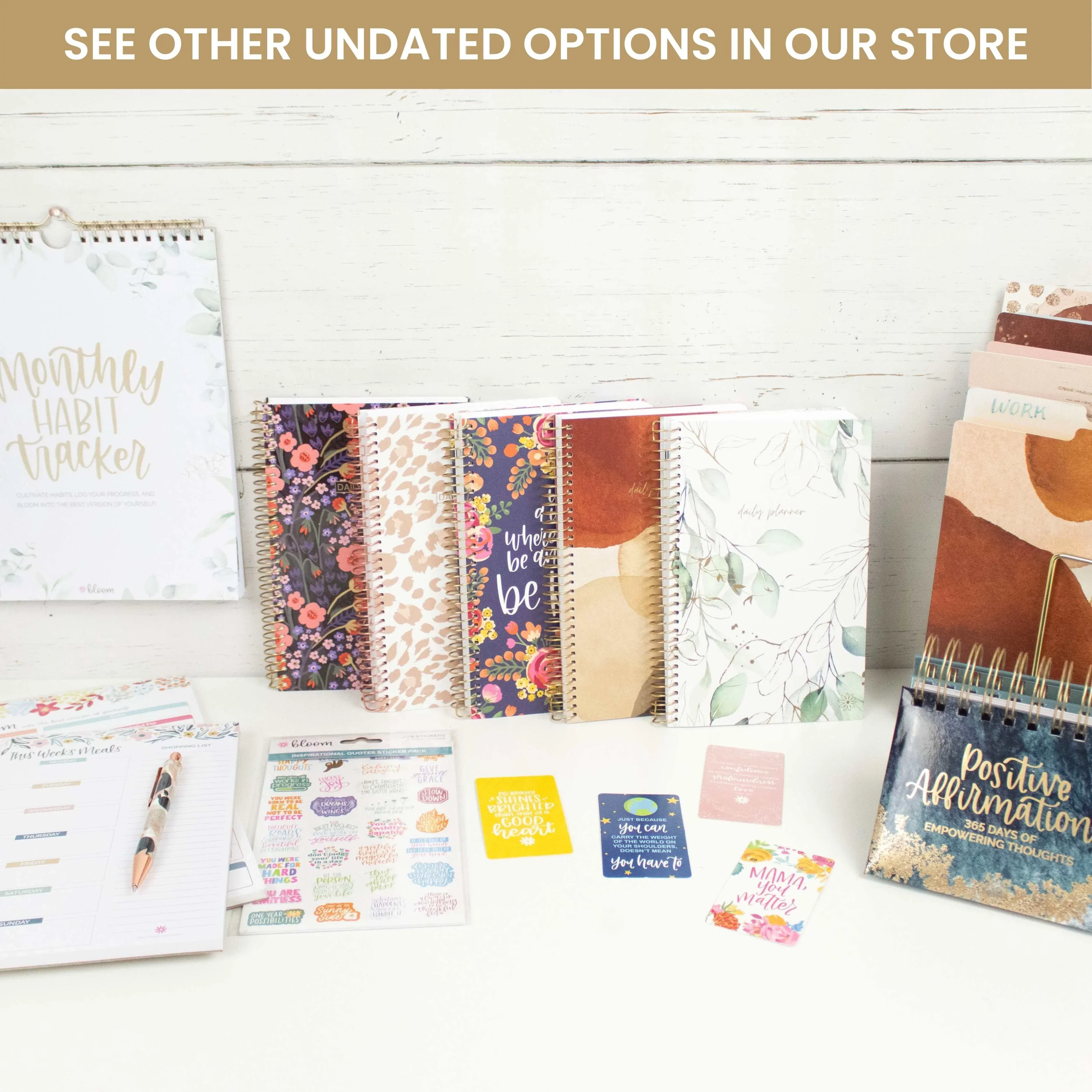 Undated Soft Cover Planner, 5.5" x 8.25", Be Kind - Image 17
