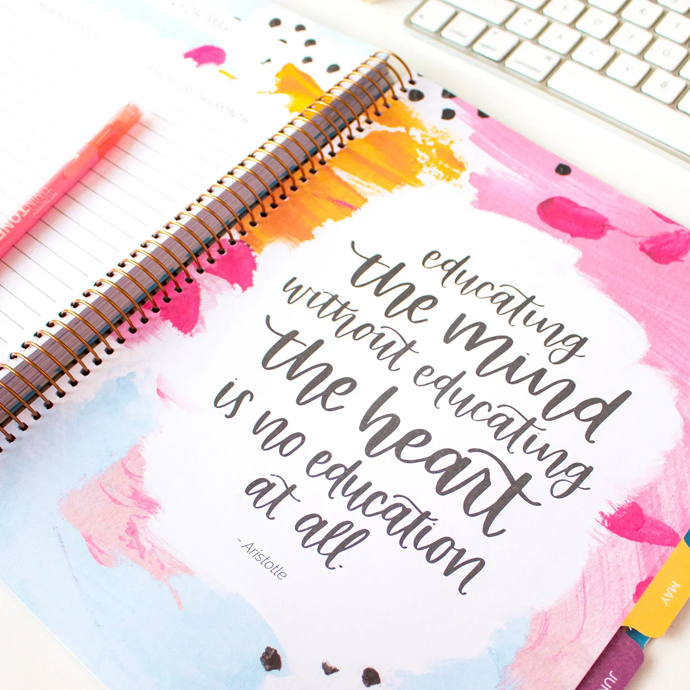 Undated Teacher Planner & Calendar, Learn with Joy - Image 12