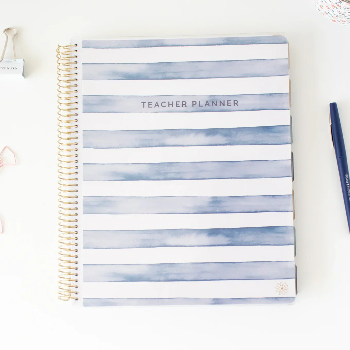 Undated Teacher Planner & Calendar, Interchangeable Cover, Neutral - Image 11