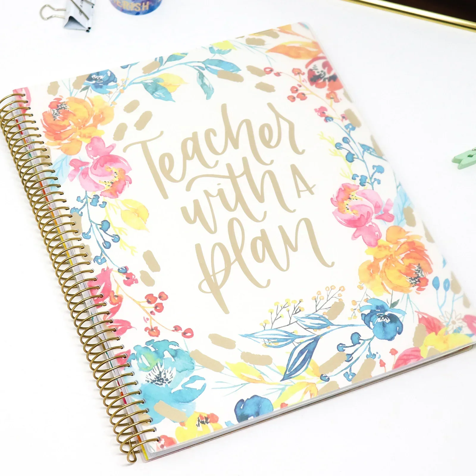 Undated Teacher Planner & Calendar, Teacher With a Plan - Image 3
