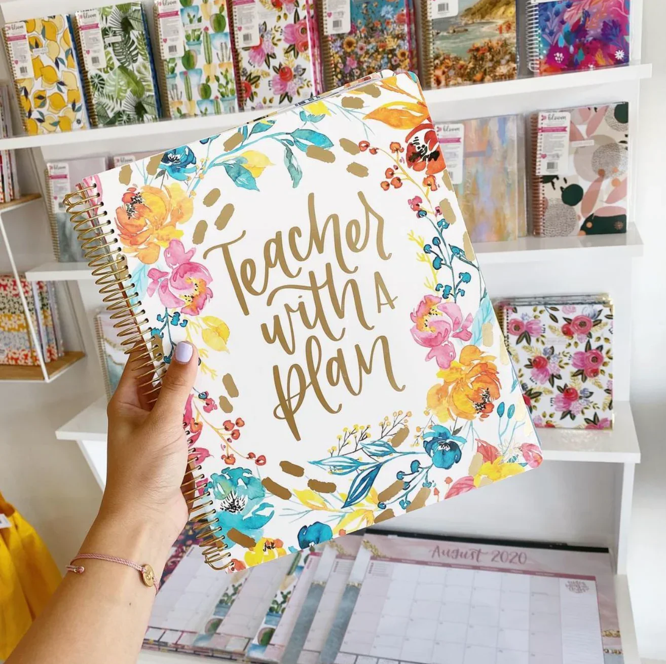 Undated Teacher Planner & Calendar, Teacher With a Plan - Image 8