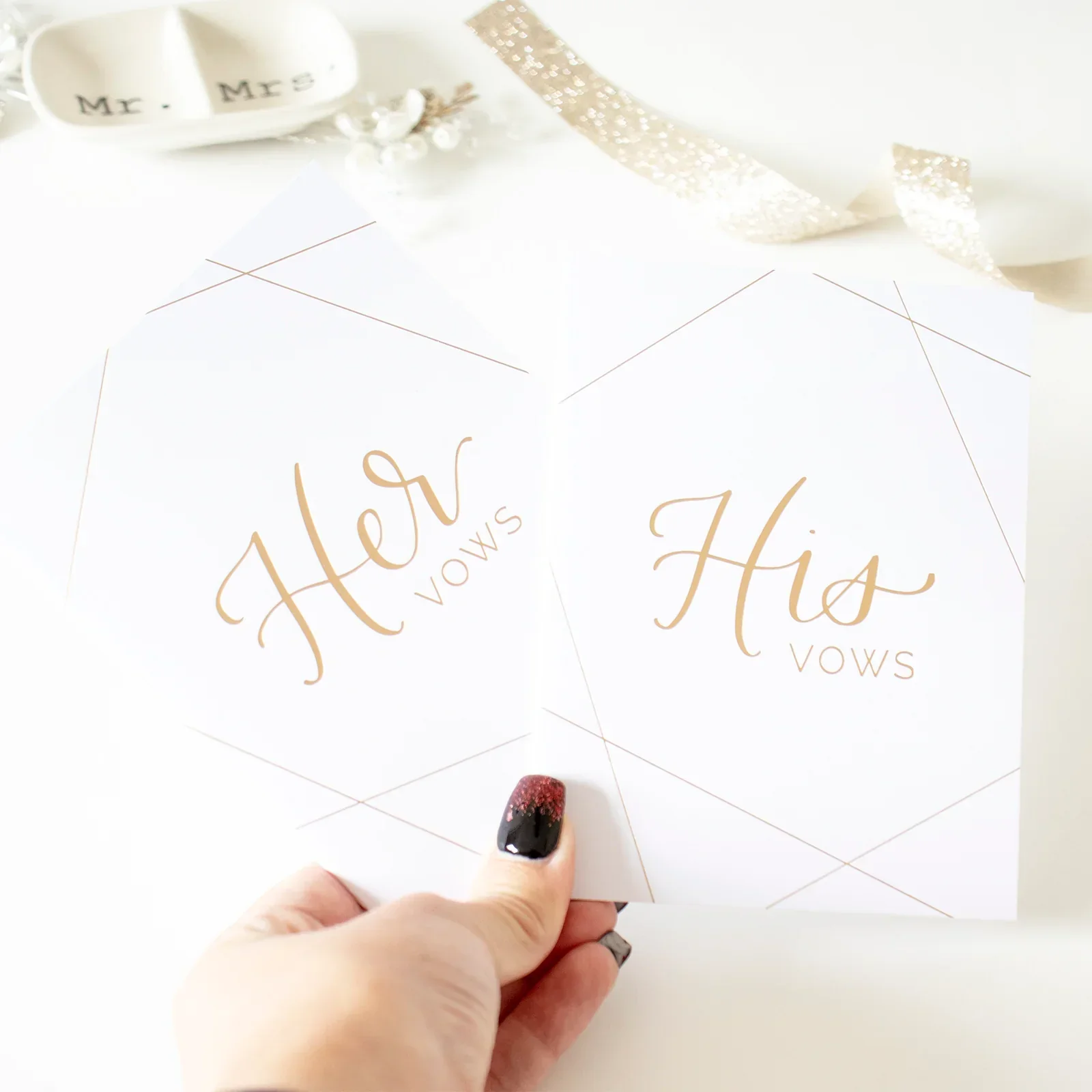 Vow Book Set, Geometric - Image 14