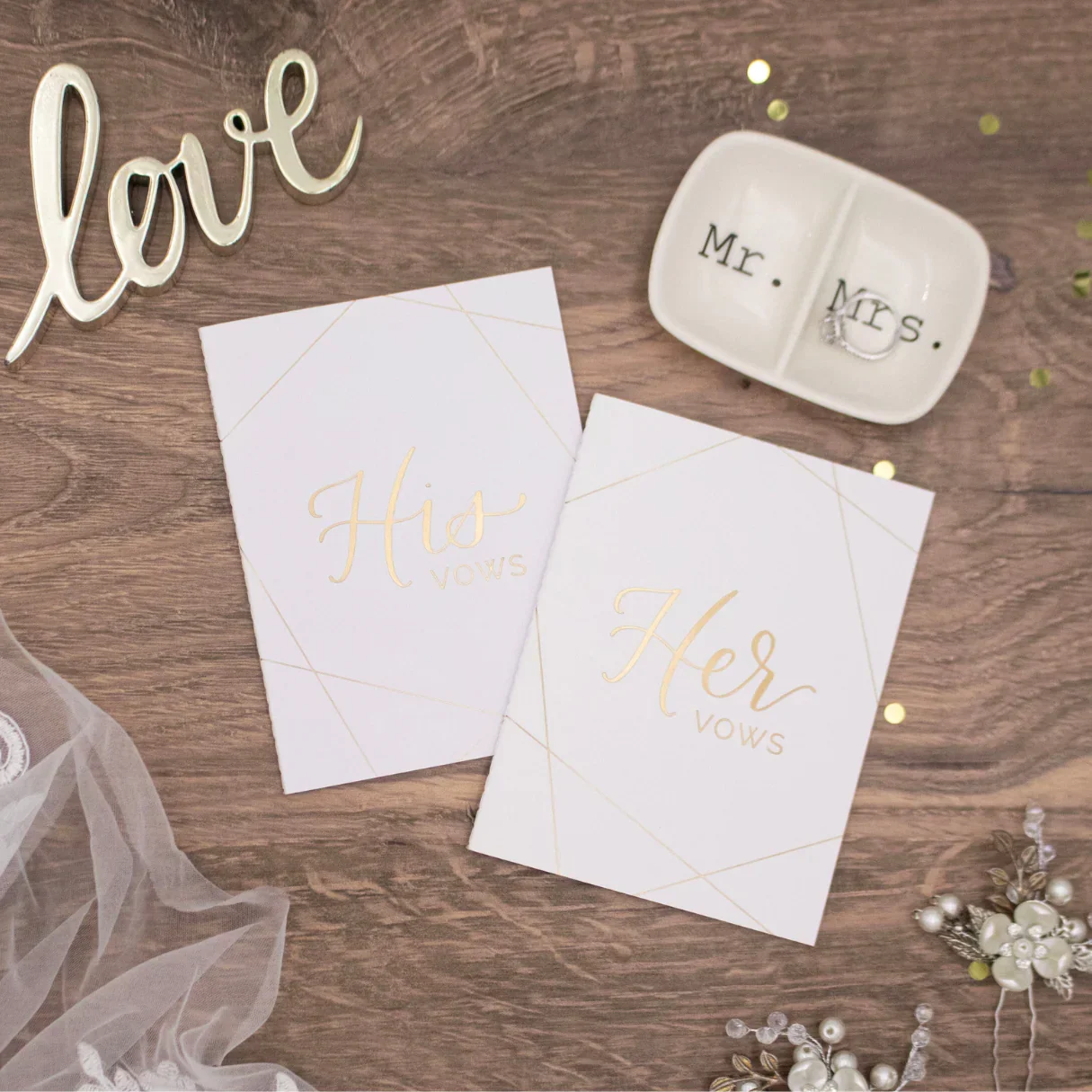 Vow Book Set, Geometric - Image 5