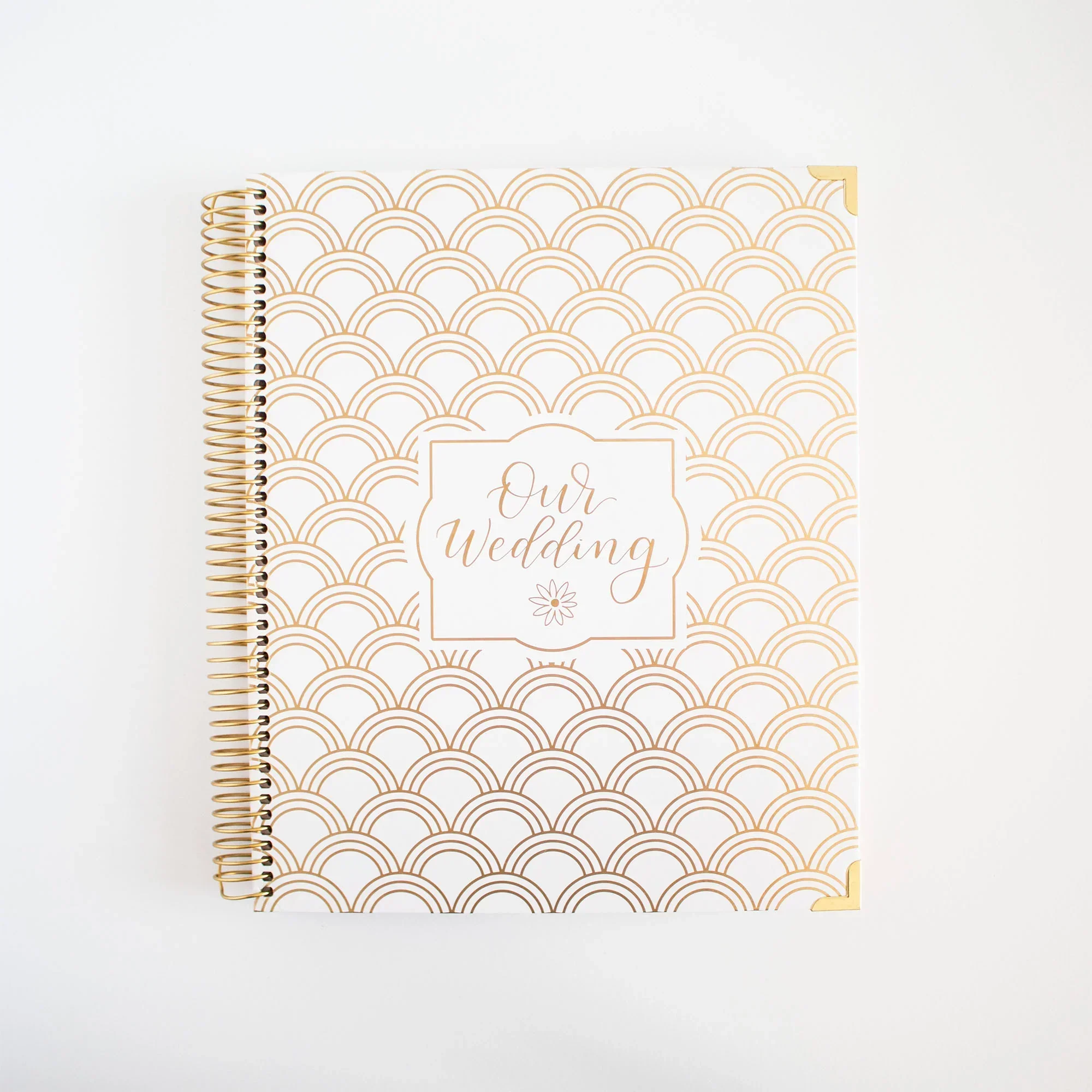 Wedding Planner & Calendar, Gold Scallops - Image 26